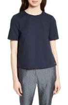 Women's Ted Baker London Naevaa Pleat Back Ponte Top
