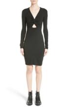 Women's T By Alexander Wang Twist Front Body-con Dress