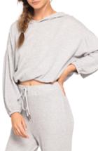 Women's L Space Venice Beach Cover-up Hoodie /small - Grey