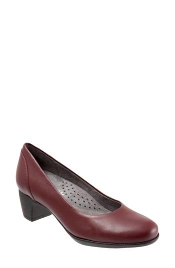 Women's Softwalk Imperial Ii Pump .5 N - Red