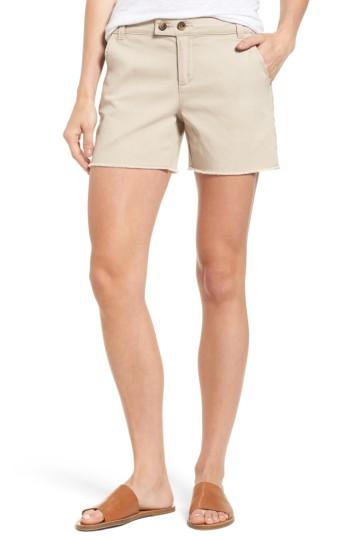 Women's Wit & Wisdom Double Button Shorts - Beige