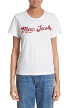 Women's Marc Jacobs Lacquered Logo Tee - White