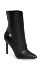 Women's Charles By Charles David Pistol Crystal Embellished Pointy Toe Bootie M - Black