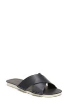 Women's Vince Nico Cross Strap Flat Sandal M - Blue