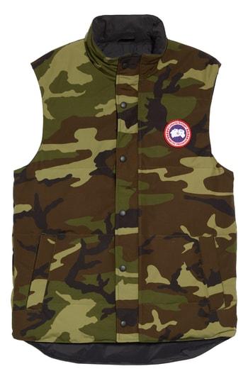Men's Canada Goose Garson Quilted Down Vest - Green