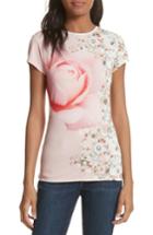Women's Ted Baker London Blenheim Jewels Fitted Tee - Beige