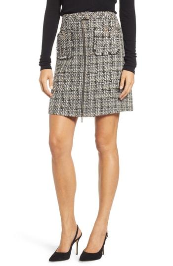 Women's Karl Lagerfeld Paris Tweed Miniskirt - Beige