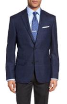 Men's Nordstrom Men's Shop Classic Fit Windowpane Wool Sport Coat