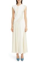 Women's Victoria Beckham Patchwork Maxi Dress - White
