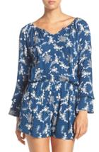 Women's Fraiche By J 'isabel' Floral Print Romper