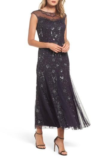 Women's Pisarro Nights Embellished Midi Dress - Purple