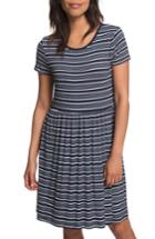 Women's Roxy Fame For Glory Stripe T-shirt Dress - Burgundy