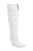 Women's Jeffrey Campbell Amigos Over The Knee Boot .5 M - White