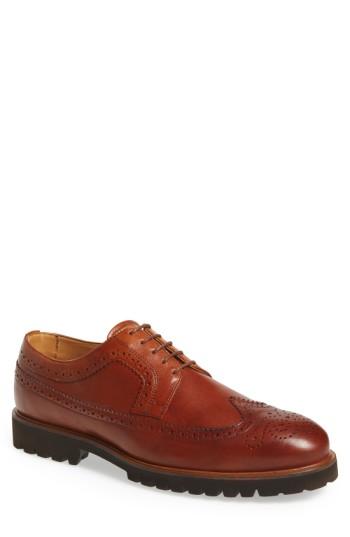 Men's Vince Camuto 'loven' Wingtip Derby .5 M - Brown