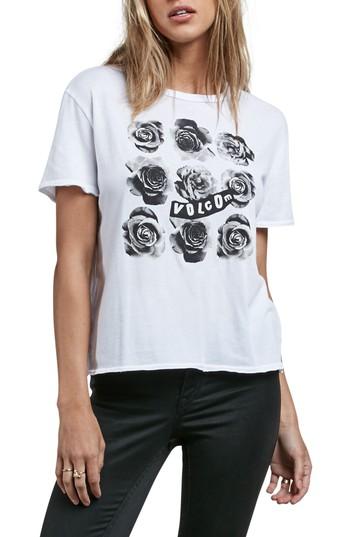 Women's Volcom Main Stage Graphic Tee - White