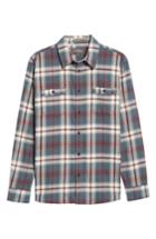 Men's Quiksilver Waterman Collection Raleigh Plaid Flannel Sport Shirt