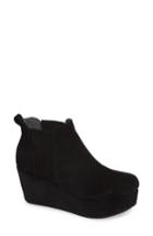 Women's Chocolat Blu Walden Wedge Bootie M - Black