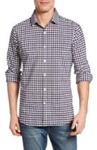 Men's Mizzen+main Montauk Slim Fit Gingham Performance Sport Shirt