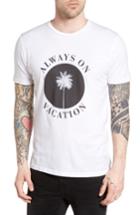 Men's Altru Always On Vacation Graphic T-shirt - White