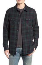 Men's Original Penguin Plaid Wool Blend Jacket - Blue