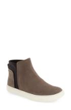 Women's Kenneth Cole New York 'ken' Leather Slip-on Sneaker M - Grey