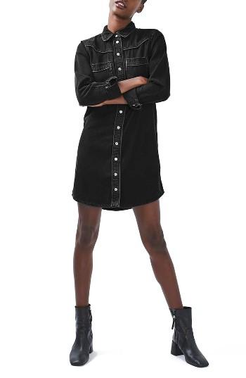 Women's Topshop Western Denim Dress