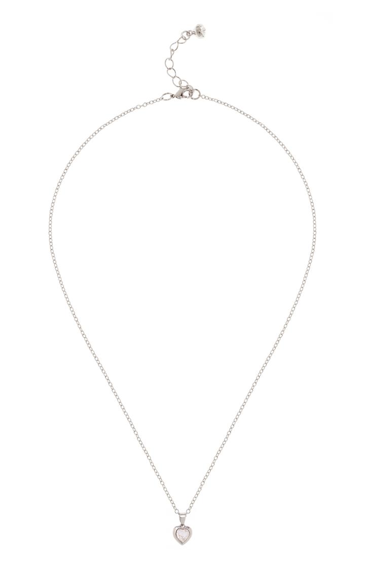 Women's Ted Baker London Hannela Swarovski Crystal Heart Pendant Necklace