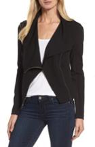 Women's Two By Vince Camuto Ponte Moto Jacket - Black