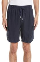 Men's Vilbrequin Linen Cargo Shorts, Size - Blue