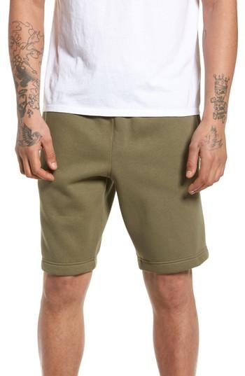Men's Nike Sb Fleece Shorts - Green