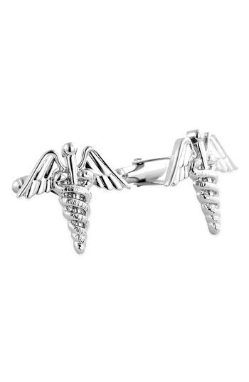 Men's David Donahue 'medical Caduceus' Cuff Links