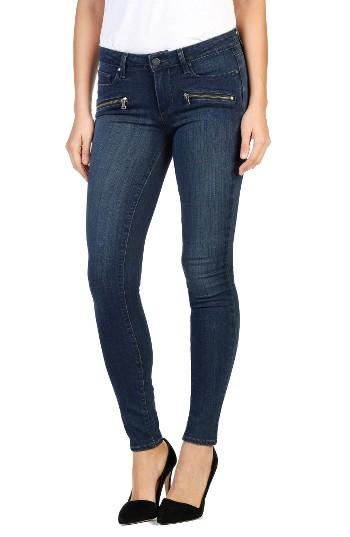 Women's Paige Indio Zip Skinny Jeans