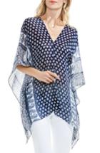 Women's Two By Vince Camuto Playful Paisley Gauze Poncho