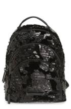 Kendall + Kylie Mini Sloane Velvet & Sequin Backpack - Black