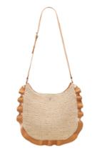 Helen Kaminski Andalusia Raffia & Leather Hobo - Beige