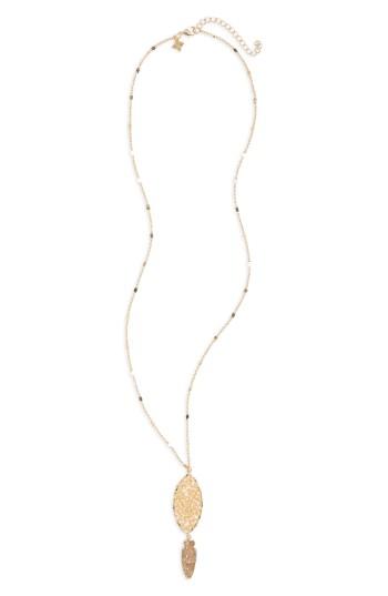 Women's Panacea Drusy Arrow Pendant Necklace