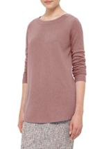 Women's Akris Punto Contrast Hem Wool & Cashmere Sweater