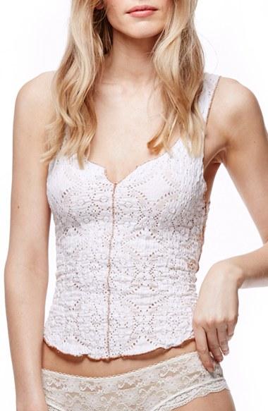 Women's Free People Piece Dye Lace Camisole - White