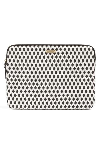 Kate Spade New York Dot 13-inch Laptop Sleeve - Black