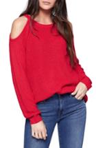 Women's Sanctuary Riley Cold Shoulder Sweater - Red