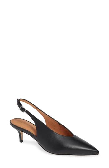 Women's Halogen Alice Slingback Pump .5 M - Black