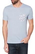 Men's Original Penguin Palm Tree Pocket T-shirt - Blue