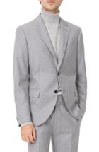 Men's Club Monaco Grant Trim Fit Wool Blazer R - Grey