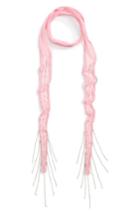 Women's Tasha Chain Fringe Skinny Scarf, Size - Pink