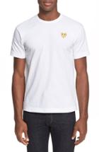 Men's Comme Des Garcons Play Crewneck T-shirt - White