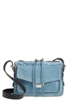 Rag & Bone Small Field Suede Messenger Bag - Blue