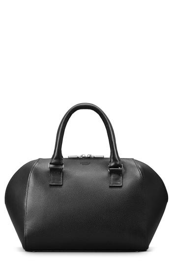 Shinola Latigo Leather Domed Satchel - Black