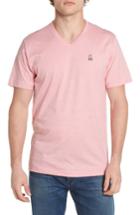 Men's Psycho Bunny Classic V-neck T-shirt (m) - Pink