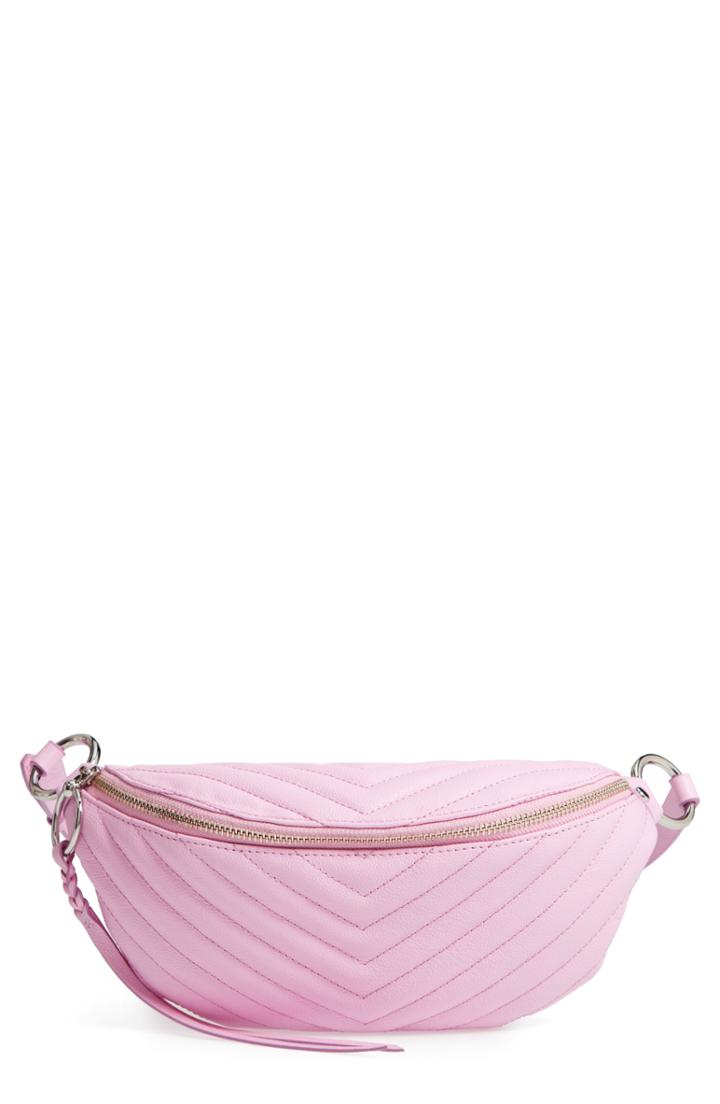 Rebecca Minkoff Edie Leather Belt Bag - Purple