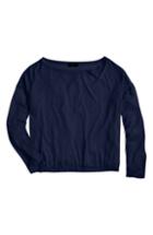 Women's J.crew Long Sleeve Tencel Tee - Ivory